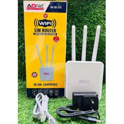 AdNet 5G Sim Supported AD-SR-0215 Four Antenna with LAN Port High-speed Internet Router