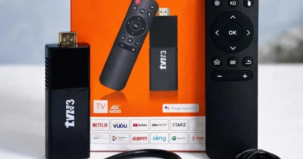 TVR3 Andriod 14 4GB/64GB 4K Smart TV Stick - HDMI TV Stick Dongle