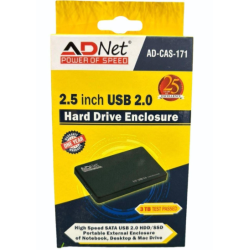 AdNet Casing USB Sata 2.5 Inch External Hard Drive HDD Laptop Enclosure