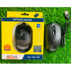 Adnet AD-UM-142 Wired Optical USB Mouse