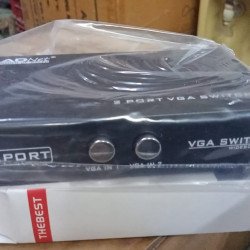 Adnet VGA SWITCH 2|4 Port to Connect 2|4 CPU to One Display Media Streaming Device