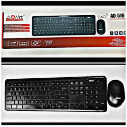 Adnet AD-516 2.4G WIRELESS KEYBOARD AND MOUSE Combo Set