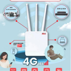 ADNet 4G/4G+ LTE 300Mbps Wireless Wi-Fi Network All SIM Supported Internet Router