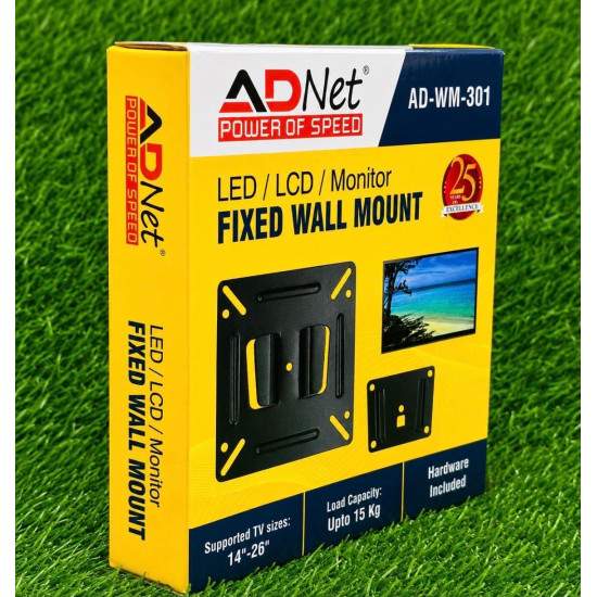 Adnet AD-WM-301 Fixed LCD|LED|Monitor|TV Wall Mount
