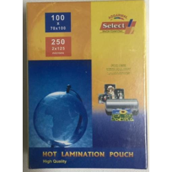 Aggarwal Select 250 2*125 Micron B1 ID Card Size 70mm by 100mm 100 PCs Pack High Quality Hot Lamination Pouch