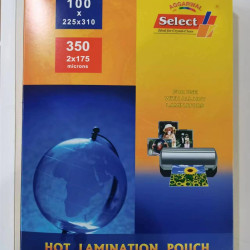 Aggarwal Select 350 2*175 Micron High Quality A4 Size (225mm * 310mm) 100 PCs Pack Hot Lamination Pouch