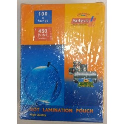 Aggarwal 450 Micron High Quality Select  B1 Size ( 70 * 100) 100 PCs Pack Hot Lamination Pouch