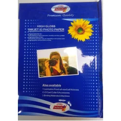 Aggarwal Select High Glossy Photo A4 Size 50 Sheet,135gsm Inkjet Printer Printing Photo Paper