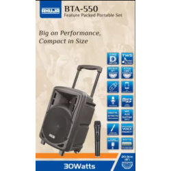 Ahuja BTA-550 30 Watt Wireless Bluetooth PA Portable Speaker