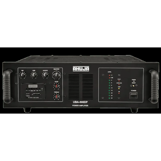 Ahuja UBA 500DP Power Amplifiers | 500 Watts With Built-In Digital Player | DJ & Power Amplifier