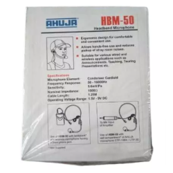 Ahuja HBM-50 Headband Series Over Ear Wired Microphone