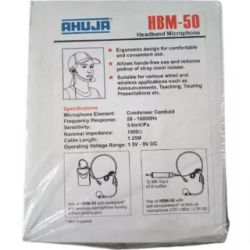 Ahuja HBM-50 Headband Series Over Ear Wired Microphone Ahuja HBM-50 Headband Series Over Ear Wired Microphone