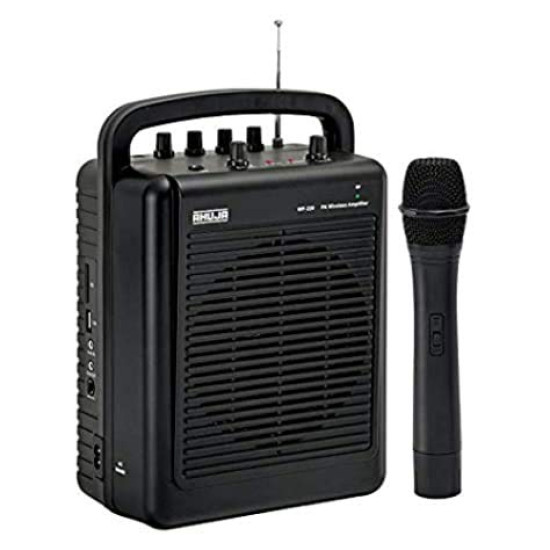 Ahuja WP-220M USB, Recording, Echo and Rechargable battery  for Indoor/Outdoor Portable PA system