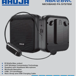 Ahuja NBA 28WL Bluetooth USB & Recording Microphone Wireless Neckband