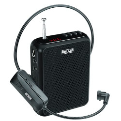 Ahuja NBA-30WL Portable Bluetooth SD & Recording Microphone Wireless Neckband