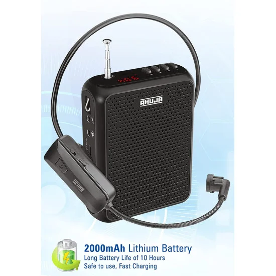 Ahuja Portable Pa System Ahuja Neckband Ahuja Bta-880 50-watts - Main Image