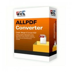 BCL ALLPDF Converter Single User License key -Word to PDF / PDF to Word- ESD Software