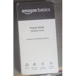 Amazon Basics 20000mAH Lithium Polymer Power Bank Amazon Basics 20000mAH Lithium Polymer Power Bank
