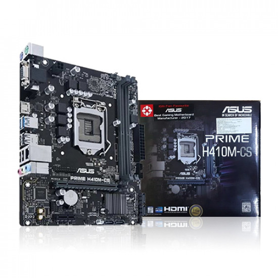 ASUS Prime H410M-CS Intel Socket 1200 10th Gen mATX Motherboard