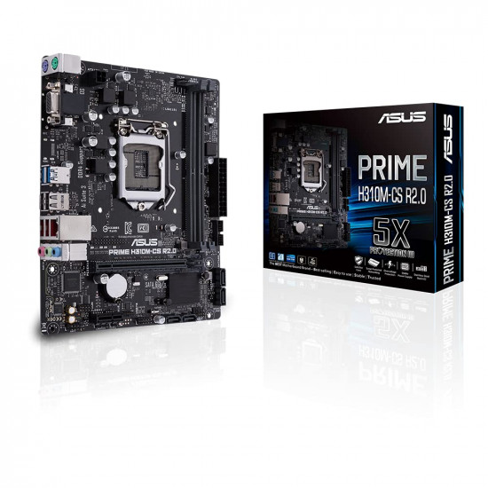 ASUS Prime H310M-CS (Intel Socket 1151 for 8th Generation Core i7/Core i5/Core i3/Pentium/Celeron) Mini-ITX Motherboard