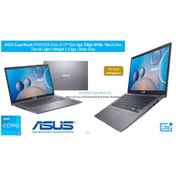 Asus ExpertBook P1411CEA I3 11th Gen 256GB NVME 4GB RAM 14 Inch Dos Thin | Light Weight Laptop
