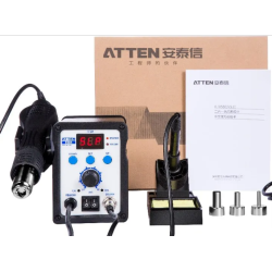 ATTEN AT8586 2 in 1 Economic 750W Advanced Hot Air Soldering Station SMD Rework Station