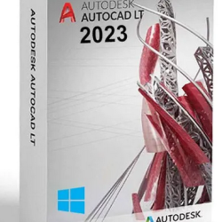 Autocad LT 2023 2D Commercial Single-User Eld Annual Subscription ESD License Software