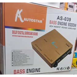 Autostar AS-039 BASS Engine 9300W 4 Channel Mosfet Power Amplifier