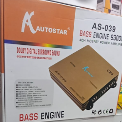 Autostar AS-093 BASS Engine 9300W 4 Channel Mosfet Power Amplifier