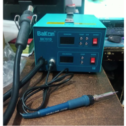 Bakon Bk701d Hot Air Rework Soldering Iron Station Digital Display 2 in 1 SMD Machine