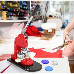 Badge Making Machine Plastic Round/Circle Button Making Machine Mould And Cutter Printing Machine