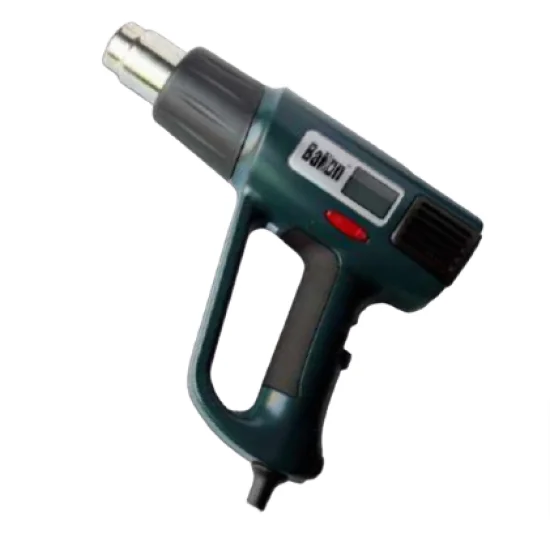 Bakon Hot Air Plastic Welding Gun Adjustable Temp Digital Display Industrial Electric Hot Air Heating Gun