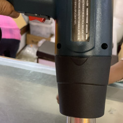 Bakon Hot Air Plastic Welding Gun Adjustable Temp Digital Display Industrial Electric Hot Air Heating Gun