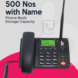 Beetel F3 4G with Hotspot Wireless Fixed Landline Phone Beetel F3 4G with Hotspot Wireless Fixed Landline Phone