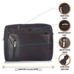 Bendly EB-10 Laptop Side, Backpack 3 in 1 Waterproof Messenger Bag