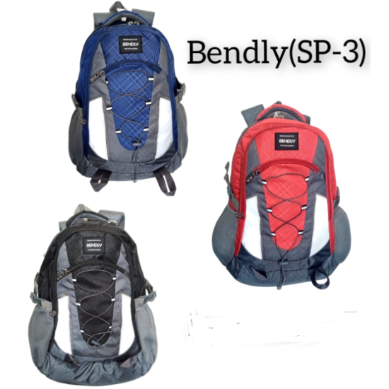 Bendly SP3 Multi Color Red|Blue|Maroon|Green|Black 30L Large Laptop Backpack
