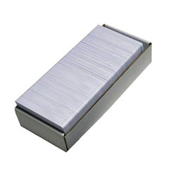 Blank PVC Plain Cards For Inkjet Printers(Aadhar Card, College ID, Gate Pass, etc) 230 PCs Pack HD Premium Quality ID White Cards