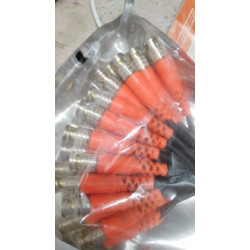 GOLD BNC CONNECTOR RF coaxial connector Wire Camera CCTV Connector