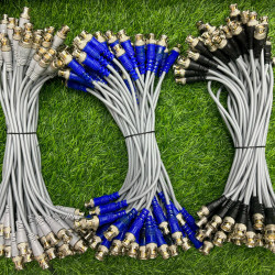 BNC Connector With Copper MultiColour White|Blue|Black Surveillance CCTV Camera Connector BNC Connector With Copper MultiColour White|Blue|Black Surveillance CCTV Camera Connector