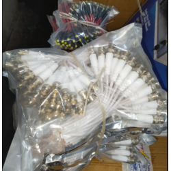 GOLD BNC CONNECTOR RF coaxial Plastic CCTV Camera DC Connector  Wire Connector