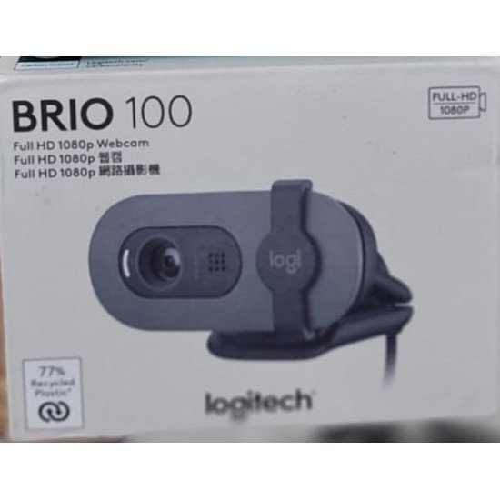 Logitech Brio 100 Full HD 1080P Webcam