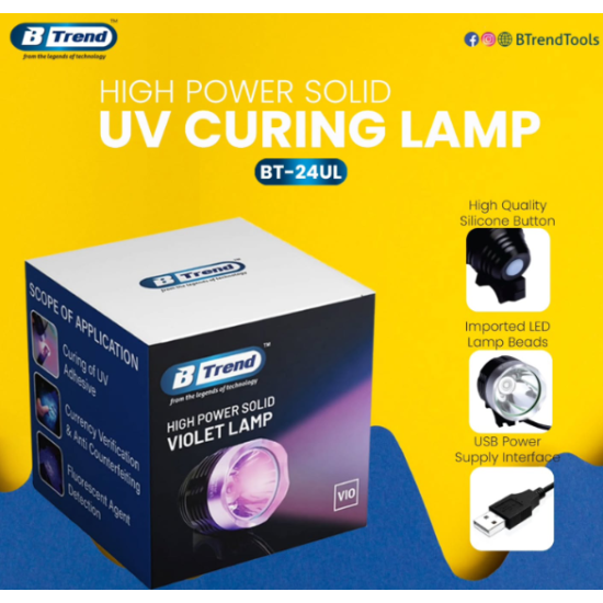 BTrend BT-24UL High Power Curing Lamp UV Light BTrend BT-24UL High Power Curing Lamp UV Light