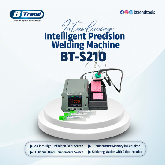 BTrend BT-S210 Soldering Portable Iron Station BTrend BT-S210 Soldering Portable Iron Station