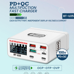 BTREND BT-U25 Multifunctional multi-port PD USB Charger BTREND BT-U25 Multifunctional multi-port PD USB Charger
