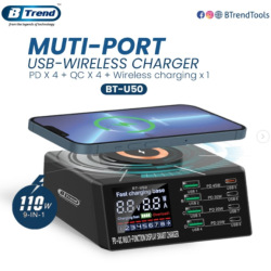 BTREND BT-U50 multi-port Multifunctional PD USB Charger BTREND BT-U50 multi-port Multifunctional PD USB Charger