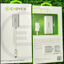 Cadyce USB type C USB-C to gigabit Ethernet adaptor Cadyce USB type C USB-C to gigabit Ethernet adaptor