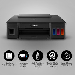 Canon PIXMA MegaTank G1010 Single Function Ink Tank Colour Printer Canon PIXMA MegaTank G1010 Single Function Ink Tank Colour Printer