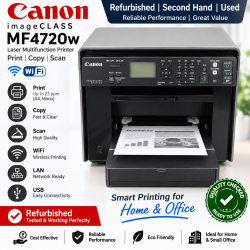 Canon imageCLASS MF4720w Laser Refurbished |Second Hand|Used WiFi Multifunction Printer