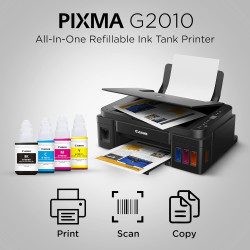 Canon PIXMA MegaTank G2010 All-in-One Ink Tank Colour Printer Canon PIXMA MegaTank G2010 All-in-One Ink Tank Colour Printer