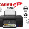 Canon Pixma G3770 Black All-in-One with LCD Display Wi-Fi Color Ink Tank Printer
